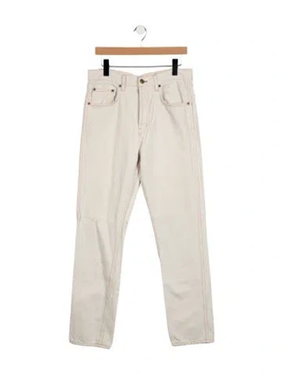 Pre-owned B Sides Mid-rise Straight Leg Jeans In Grey
