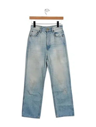 Pre-owned B Sides Mid-rise Straight Leg Jeans In Pink