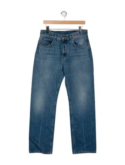 Pre-owned B Sides Mid-rise Wide Leg Jeans In Blue