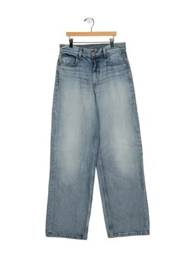 Pre-owned B Sides Mid-rise Wide Leg Jeans In Blue