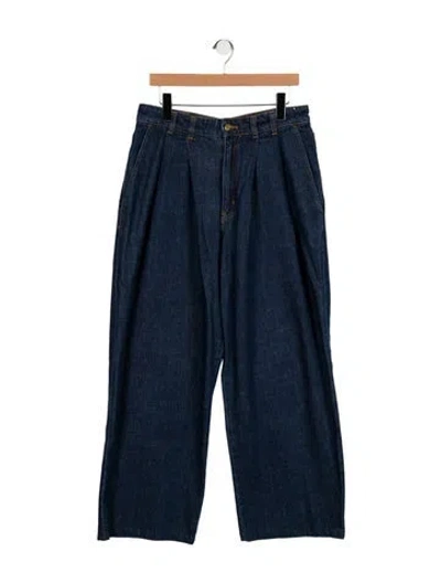 Pre-owned B Sides Mid-rise Wide Leg Jeans In Blue