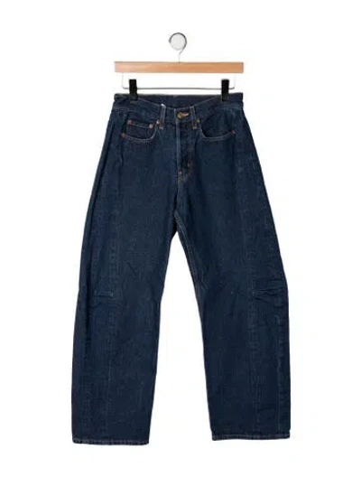 Pre-owned B Sides Mid-rise Wide Leg Jeans In Blue