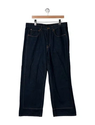 Pre-owned B Sides Mid-rise Wide Leg Jeans In Blue