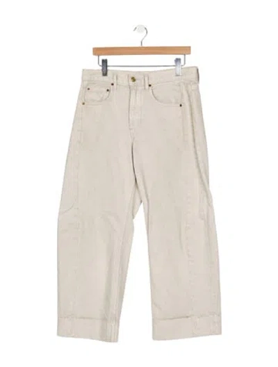Pre-owned B Sides Mid-rise Wide Leg Jeans In Gray