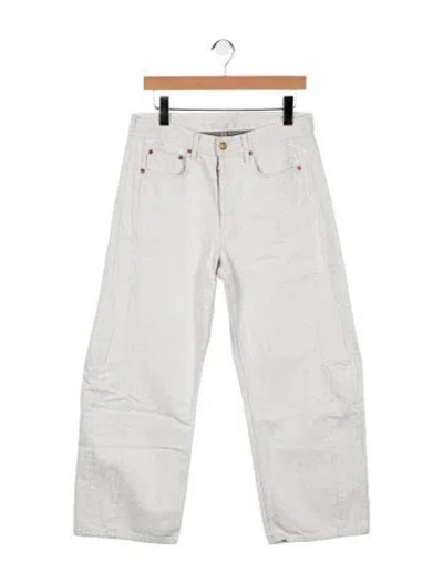 Pre-owned B Sides Mid-rise Wide Leg Jeans In Gray