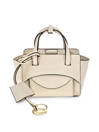 B Sides Mini Flap Xs Leather Shoulder Bag In Nude