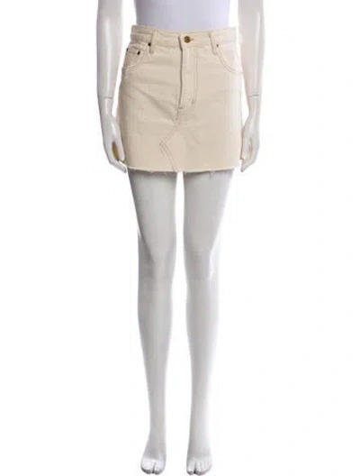Pre-owned B Sides Mini Skirt In Neutral