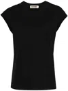 B Sides Basic Tank Top Tops Black In Black
