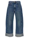 B SIDES RELAXED LASSO CUFFED JEANS BLUE