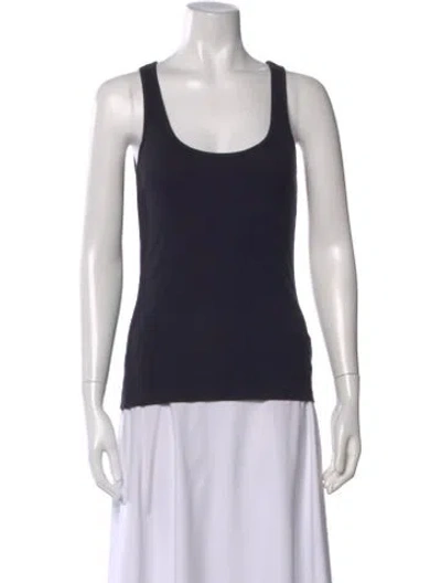 Pre-owned B Sides Scoop Neck Sleeveless Top In Blue