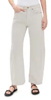 B Sides Slim Lasso High-rise Tapered Jeans In Moon Rinse