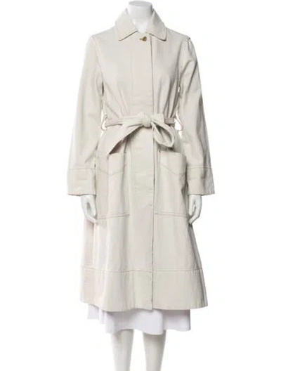Pre-owned B Sides Trench Coat In Neutral