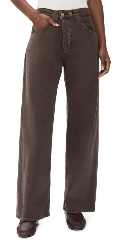 B Sides Vic Jeans Saddle Overdye In Brown