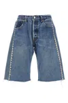 B Sides 'vintage Lasso' Bermuda Shorts In Blue