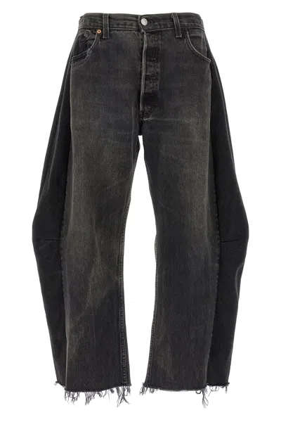 B Sides 'vintage Lasso' Jeans In Black