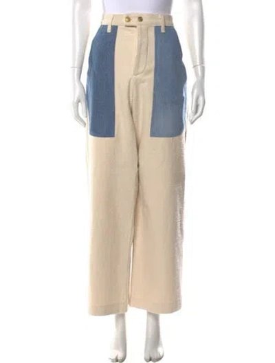 Pre-owned B Sides Wide Leg Pants In Neutral