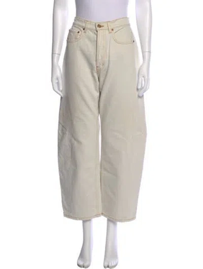 Pre-owned B Sides Wide Leg Pants In Neutral
