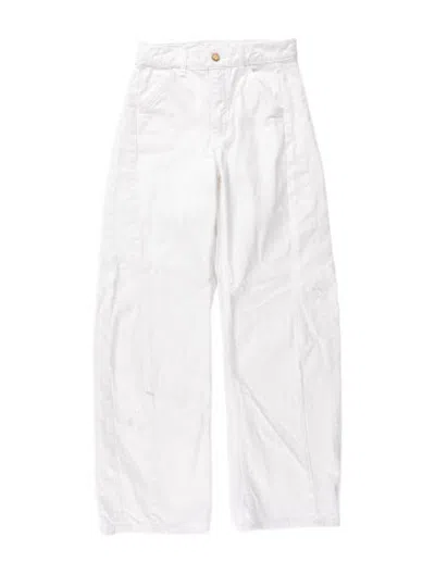 Pre-owned B Sides Wide Leg Pants In White