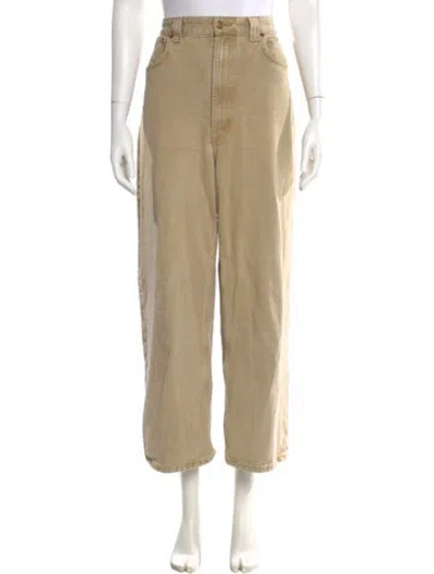 Pre-owned B Sides Wide Leg Pants In Yellow