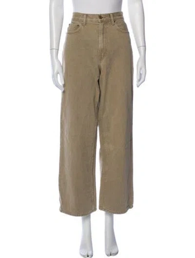 Pre-owned B Sides Wide Leg Pants In Yellow