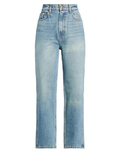 B Sides Woman Jeans Blue Size 28 Cotton