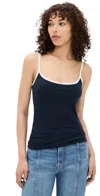 B Sides Zora Ringer Tank Navy/white