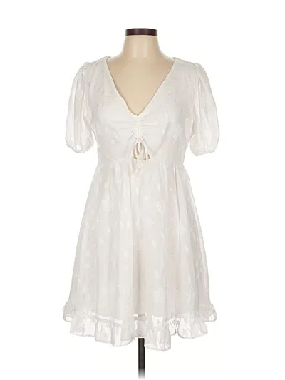 Pre-owned B. Smart Casual Dress In White