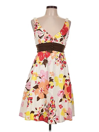 Pre-owned B. Smart Cocktail Dress In Brown