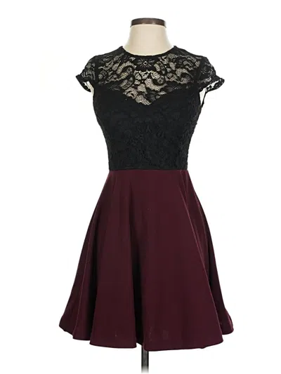 Pre-owned B. Smart Cocktail Dress In Burgundy