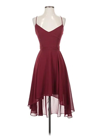 Pre-owned B. Smart Cocktail Dress In Burgundy