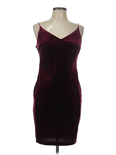 Pre-owned B. Smart Cocktail Dress In Burgundy