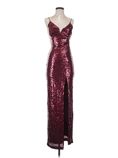Pre-owned B. Smart Cocktail Dress In Burgundy