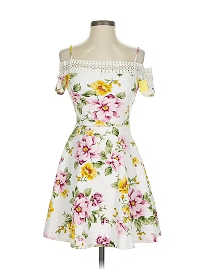 Pre-owned B. Smart Cocktail Dress In White