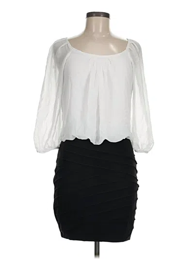 Pre-owned B. Smart Cocktail Dress In White