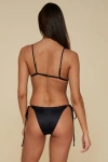 B Swim Adriatic Tie-side Bikini Swim Bottoms In Black Depth