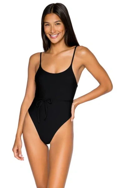 B Swim Ballet One Piece Swimsuit In Black Out