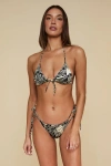 B Swim Baltic Triangle Bikini Swimsuit Top In Miyajima