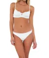 B Swim Sofia Bikini Swimsuit Top In White