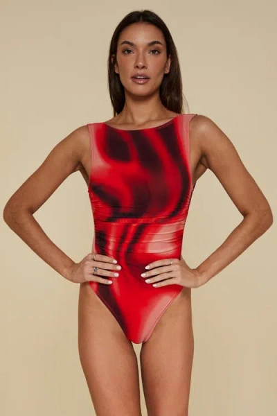 B Swim Fata Morgana One Piece Swimsuit In Trade Winds