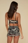 B Swim Hadal High Waist Bikini Swim Bottoms In Miyajima