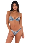 B Swim Macie Bikini Swimsuit Top In Caspian Sea