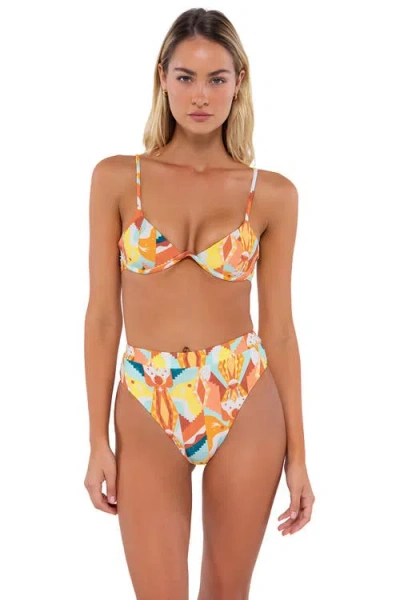 B Swim Macie Bikini Swimsuit Top In Moondance