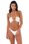 B Swim Sasha Bikini Swimsuit Top In Sea Salt Eyelet
