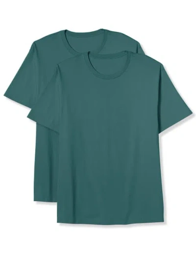 B+t Essentials Big & Tall 2-pk Tees In Green