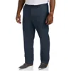 B+t Essentials Big & Tall Microfiber Dress Pants In Blue