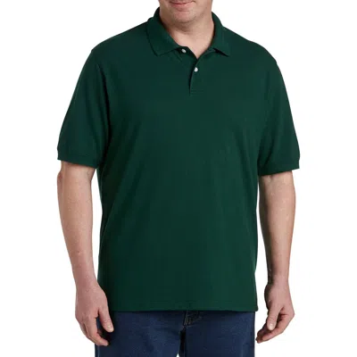 B+t Essentials Big & Tall Piqué Mesh Short-sleeve Polo Shirt In Green