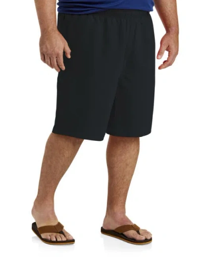 B+t Essentials Big & Tall Quick-dry Swim Trunks In Black