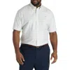 B+t Essentials Fit By Dxl Big & Tall  Non-iron Gingham Sport Shirt