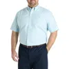 B+t Essentials Fit By Dxl Big & Tall  Non-iron Gingham Sport Shirt In Bermuda Ging