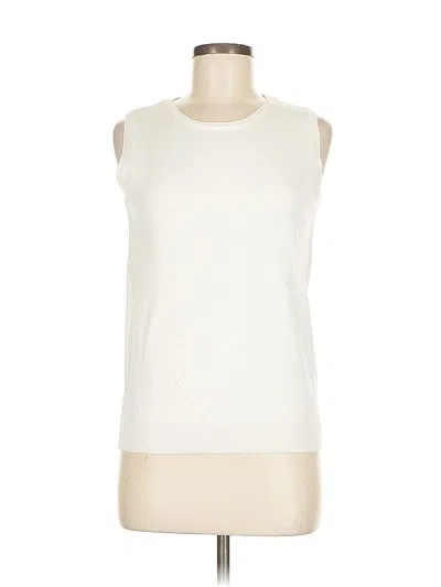 Pre-owned B The Collection Sleeveless T-shirt In White